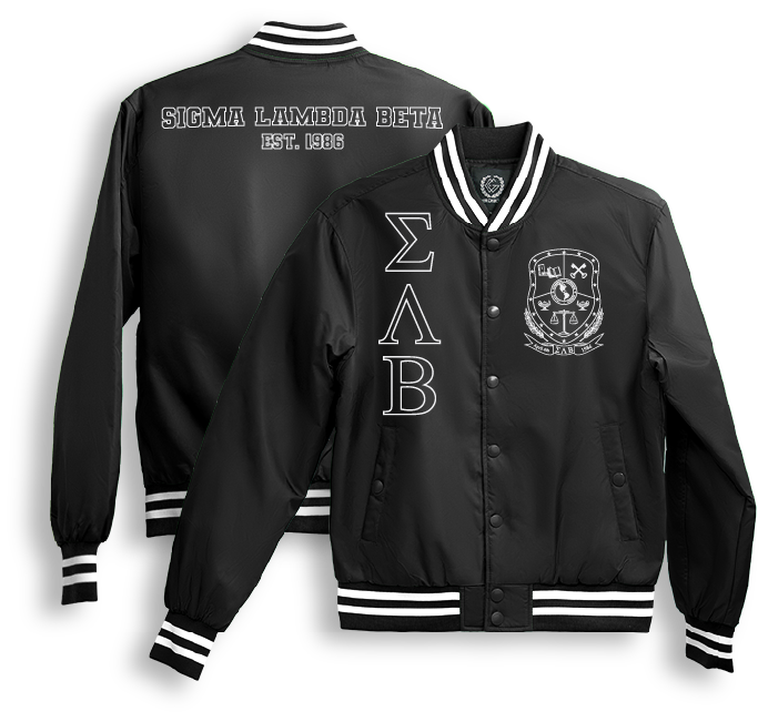 Sigma Lambda Beta Bomber Jackets