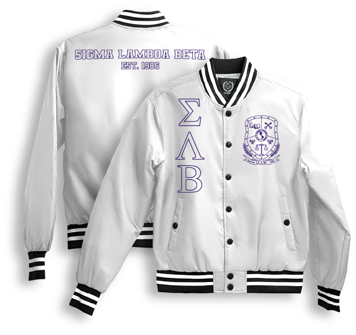 Sigma Lambda Beta Bomber Jackets