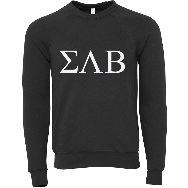 Sigma Lambda Beta Lettered Crewneck Sweatshirts