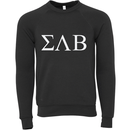 Sigma Lambda Beta Lettered Crewneck Sweatshirts