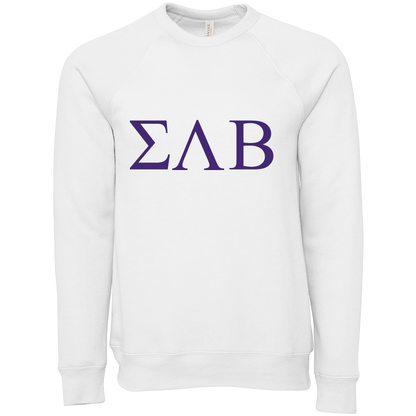 Sigma Lambda Beta Lettered Crewneck Sweatshirts