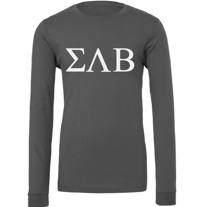 Sigma Lambda Beta Lettered Long Sleeve T-Shirts