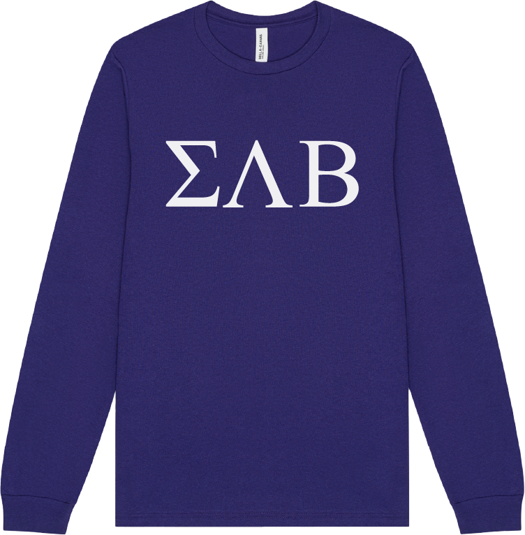 Sigma Lambda Beta Lettered Long Sleeve T-Shirts