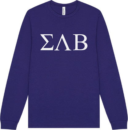 Sigma Lambda Beta Lettered Long Sleeve T-Shirts