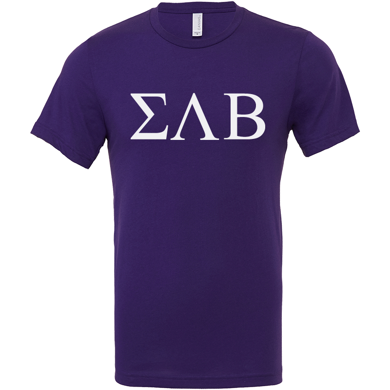 Sigma Lambda Beta Lettered Short Sleeve T-Shirts
