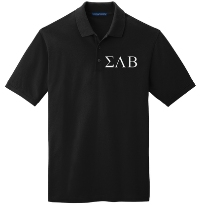 Sigma Lambda Beta Phi Men's Embroidered Polo Shirt