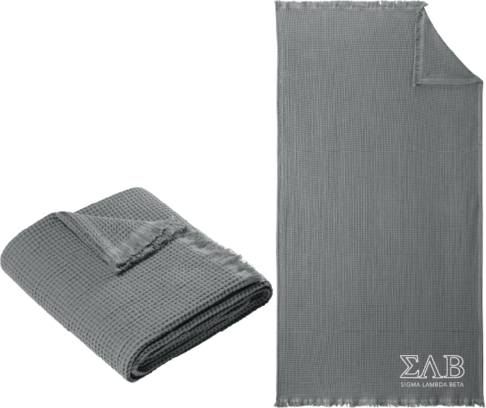 Sigma Lambda Beta Letters and Name Blankets