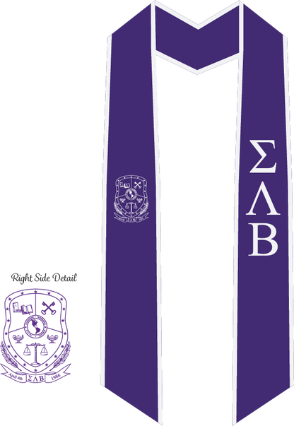 Sigma Lambda Beta Graduation Stoles