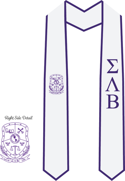 Sigma Lambda Beta Graduation Stoles