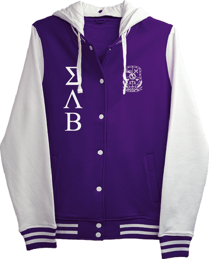 Sigma Lambda Beta Varsity Hooded Sweatshirt