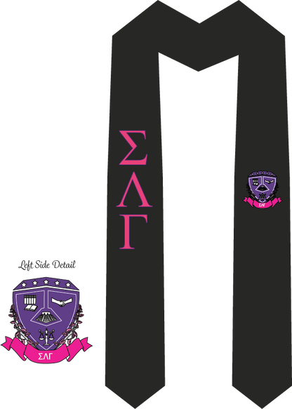 Sigma Lambda Gamma Graduation Stoles