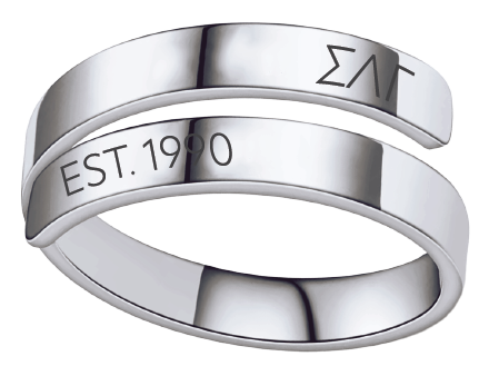 Sigma Lambda Gamma Year and Letters Rings