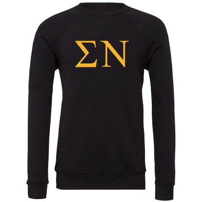Sigma Nu Lettered Crewneck Sweatshirts