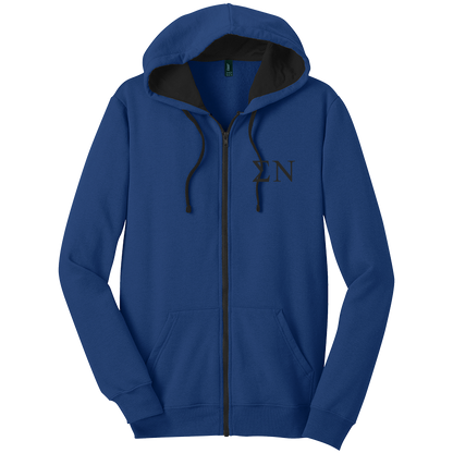 Sigma Nu Zip-Up Hooded Sweatshirts