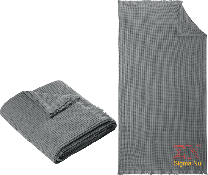 Sigma Nu Letters and Name Blankets