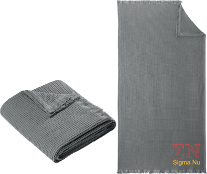 Sigma Nu Letters and Name Blankets