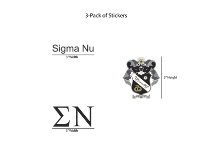 Sigma Nu Stickers