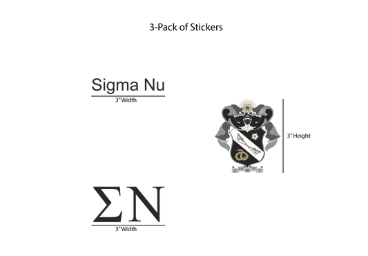 Sigma Nu Stickers