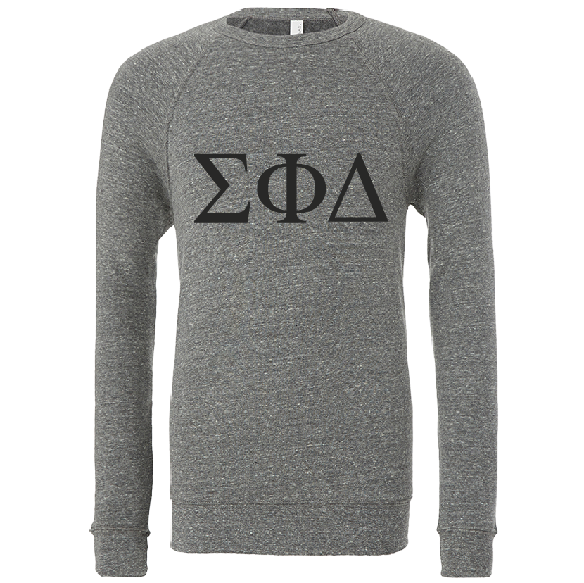 Sigma Phi Delta Lettered Crewneck Sweatshirts