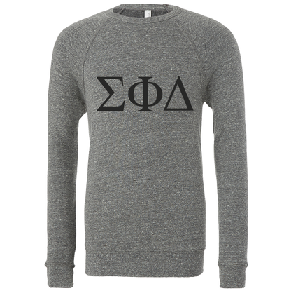 Sigma Phi Delta Lettered Crewneck Sweatshirts