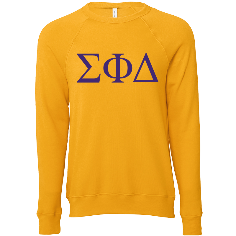 Sigma Phi Delta Lettered Crewneck Sweatshirts