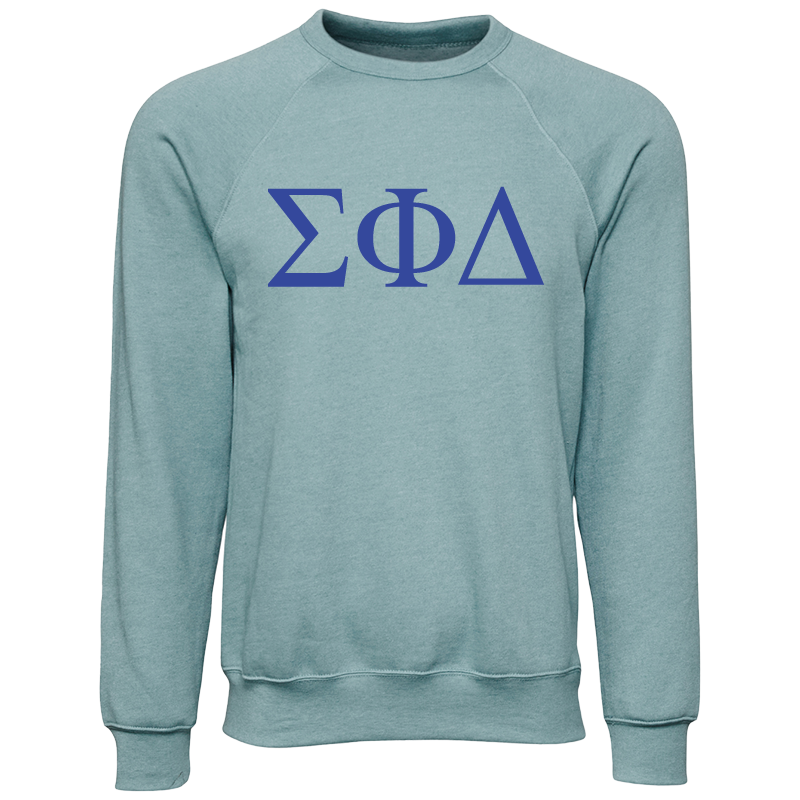 Sigma Phi Delta Lettered Crewneck Sweatshirts