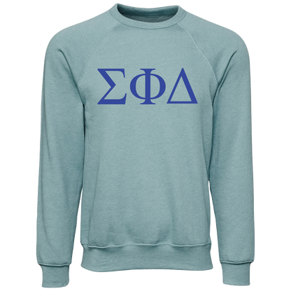 Sigma Phi Delta Lettered Crewneck Sweatshirts