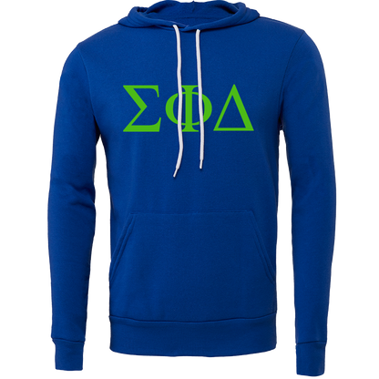 Sigma Phi Delta Lettered Hooded Sweatshirts