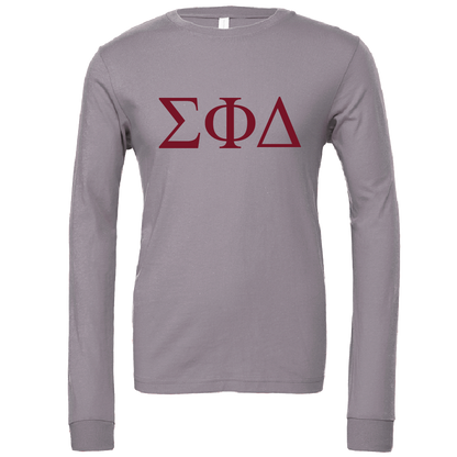 Sigma Phi Delta Lettered Long Sleeve T-Shirts