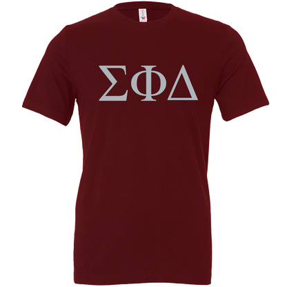 Sigma Phi Delta Lettered Short Sleeve T-Shirts