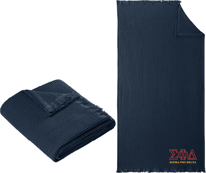 Sigma Phi Delta Letters and Name Blankets