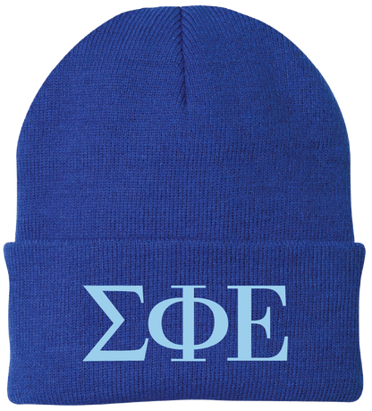 Sigma Phi Epsilon Lettered Beanies