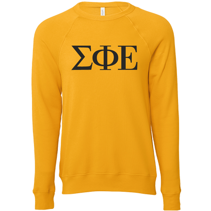 Sigma Phi Epsilon Lettered Crewneck Sweatshirts