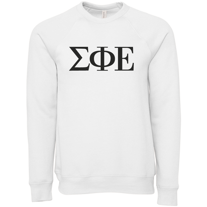 Sigma Phi Epsilon Lettered Crewneck Sweatshirts