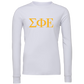 Sigma Phi Epsilon Lettered Long Sleeve T-Shirts