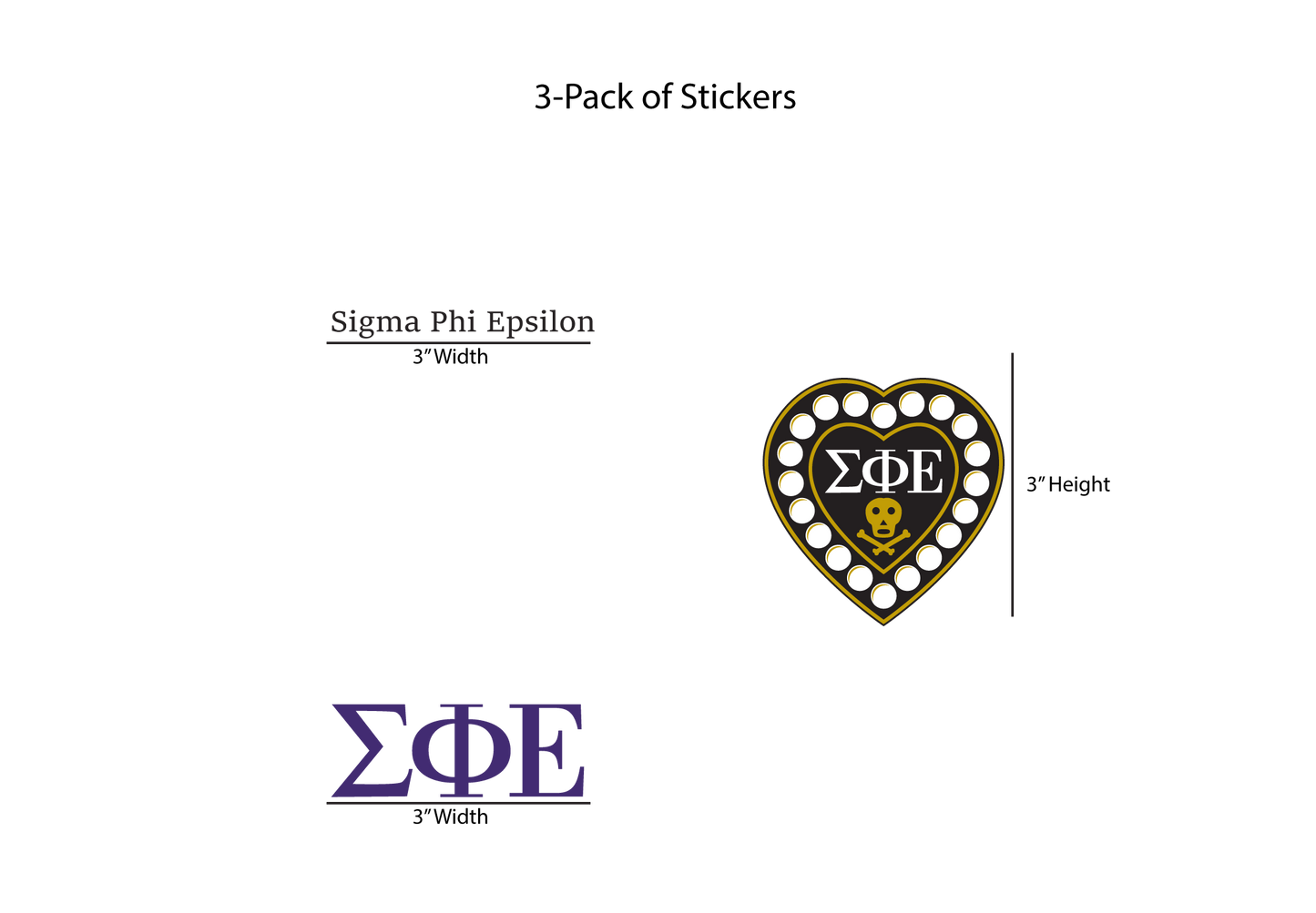 Sigma Phi Epsilon Stickers