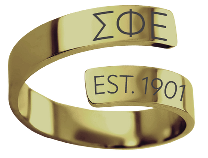 Sigma Phi Epsilon Year and Letters Rings
