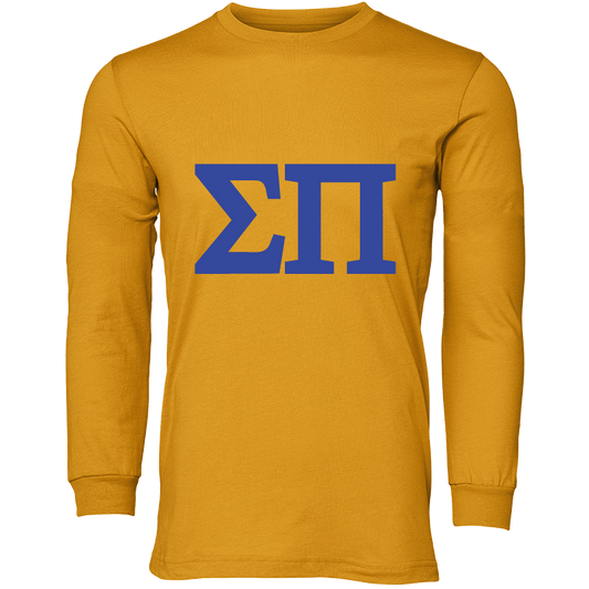 Sigma Pi Lettered Long Sleeve T-Shirts