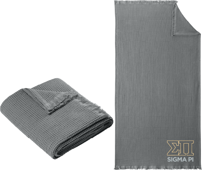 Sigma Pi Letters and Name Blankets