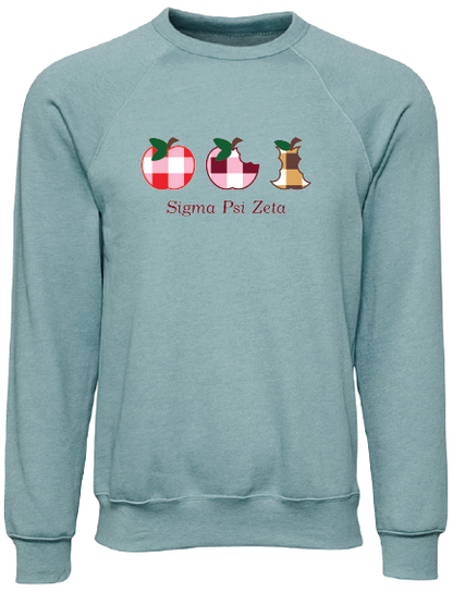 Sigma Psi Zeta Apple Evolution Crewneck
