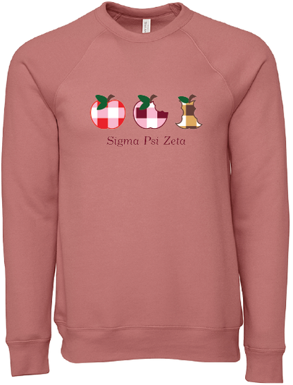 Sigma Psi Zeta Apple Evolution Crewneck