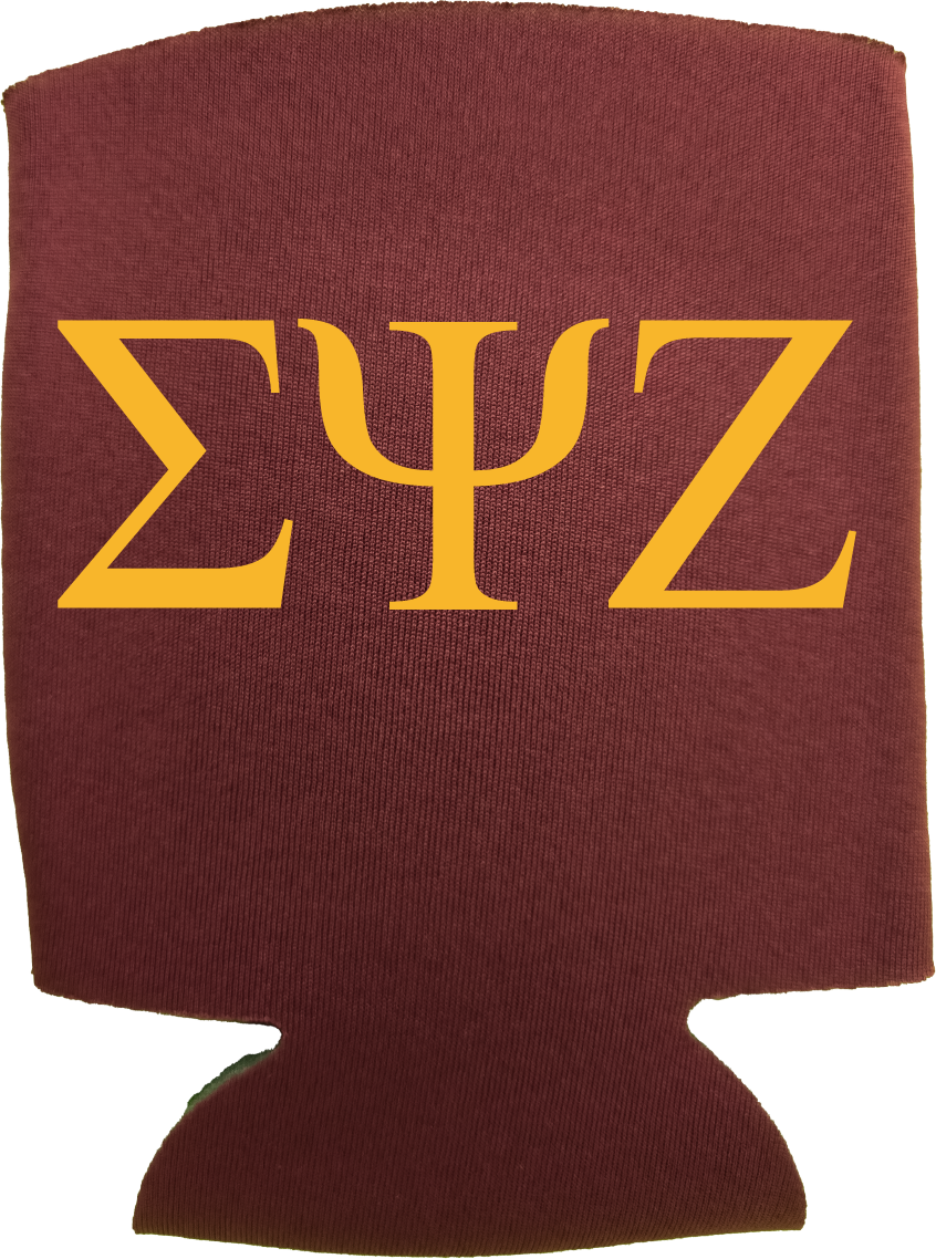 Sigma Psi Zeta Can Coozies