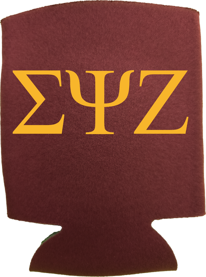 Sigma Psi Zeta Can Coozies