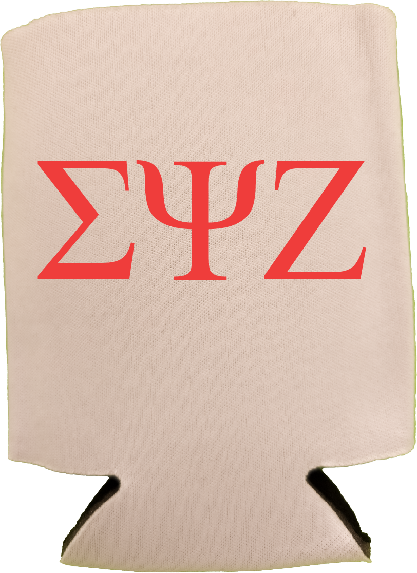 Sigma Psi Zeta Can Coozies