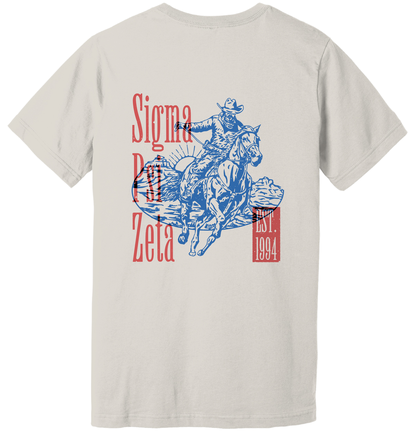 Sigma Psi Zeta Cowboy Graphic T-Shirt
