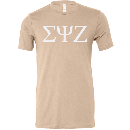 Sigma Psi Zeta Lettered Short Sleeve T-Shirts