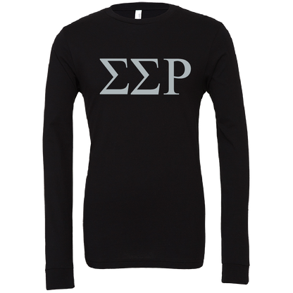 Sigma Sigma Rho Lettered Long Sleeve T-Shirts