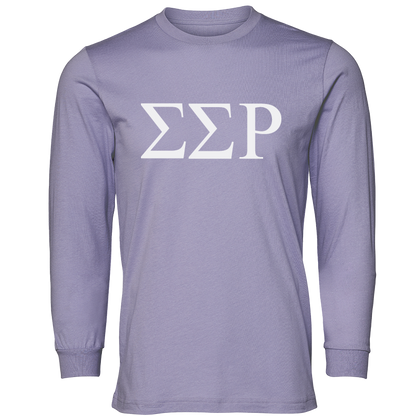 Sigma Sigma Rho Lettered Long Sleeve T-Shirts