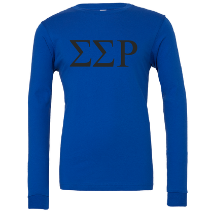 Sigma Sigma Rho Lettered Long Sleeve T-Shirts