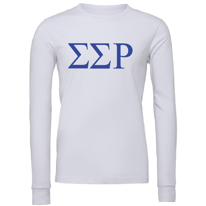 Sigma Sigma Rho Lettered Long Sleeve T-Shirts